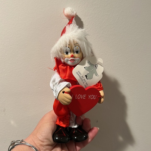 Bendable Posable Free Standing “I Love You “ Clown Collectable - Picture 2 of 13